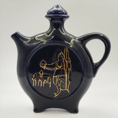 Чайник  "Казачий хутор", фарфор, крытье, золочение, СССР, 1970-1980 гг.