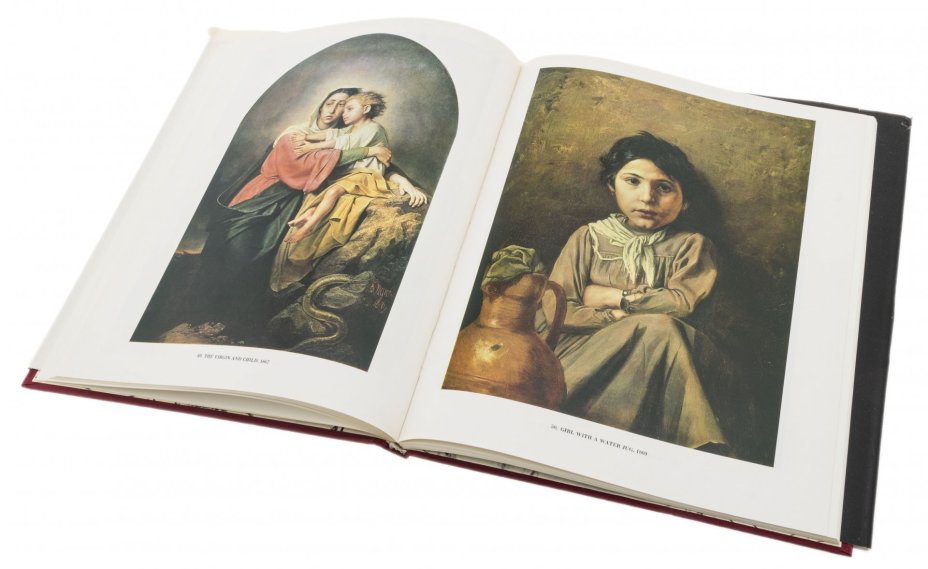 Альбом "Vasily Perov" на английском языке (в суперобложке), бумага, печать, издательство "Аврора", Ленинград, СССР, 1989 г.