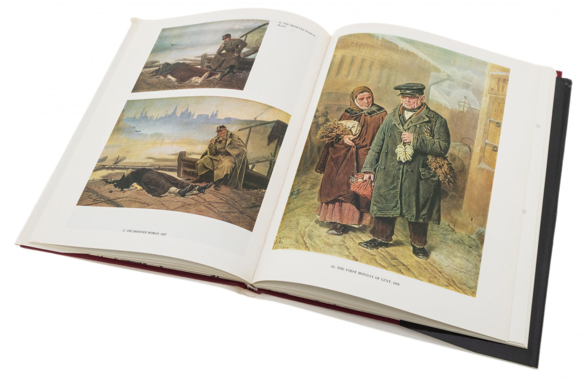 Альбом "Vasily Perov" на английском языке (в суперобложке), бумага, печать, издательство "Аврора", Ленинград, СССР, 1989 г.