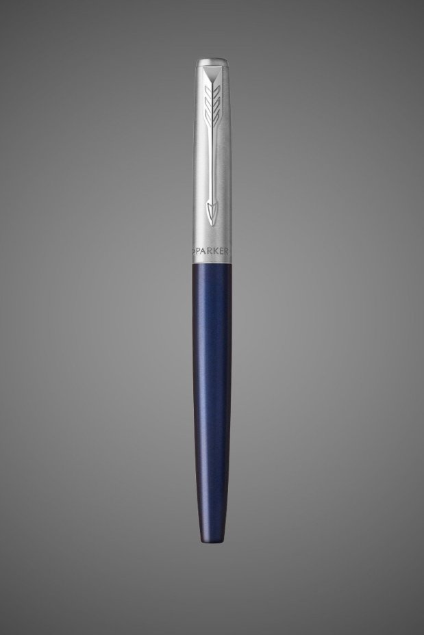 Перьевая ручка Parker Jotter Royal Blue CT, MBlue, Лаки и смолы: лак, нержавеющая сталь