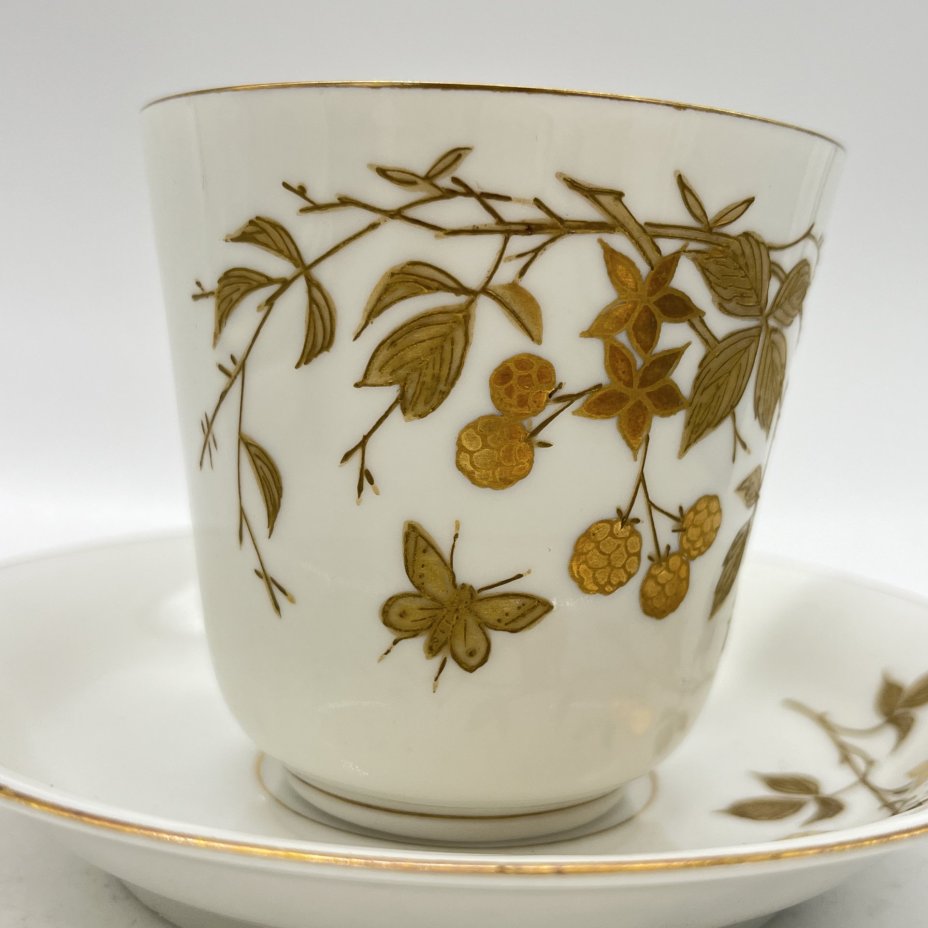 Чайная пара с цветочным декором