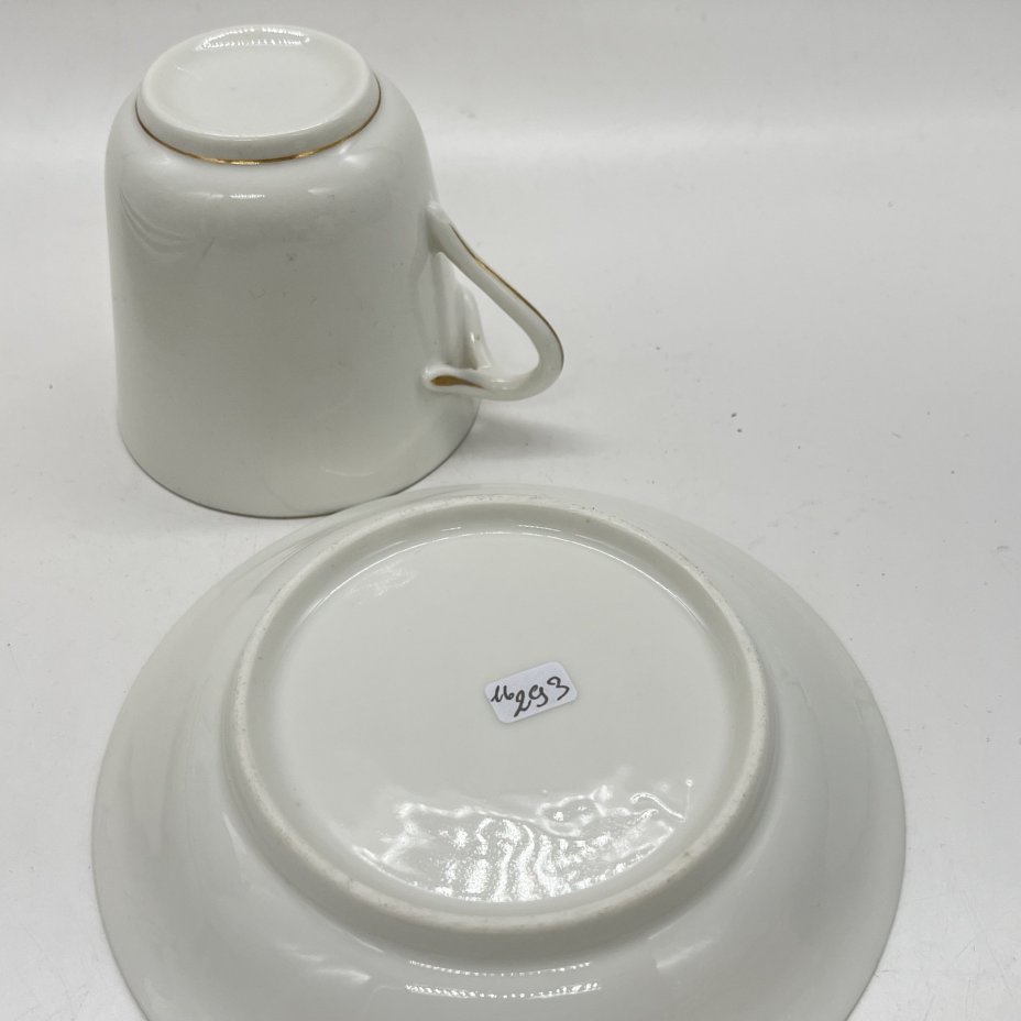 Чайная пара с цветочным декором