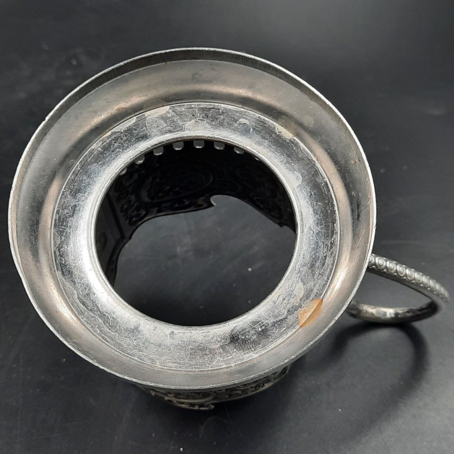 Подстаканник "РЖД", металл, Кольчугинский завод цветных металлов, Российская Федерация, 2010-2020 гг.