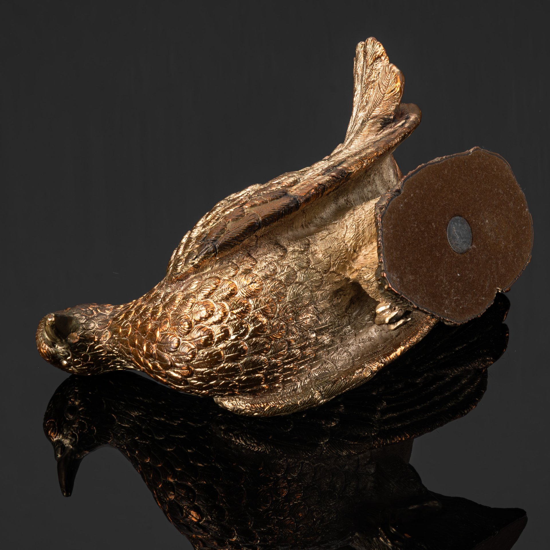 Статуэтка "Голубь", медь, серебрение, Западная Европа, 1970-2000 гг.