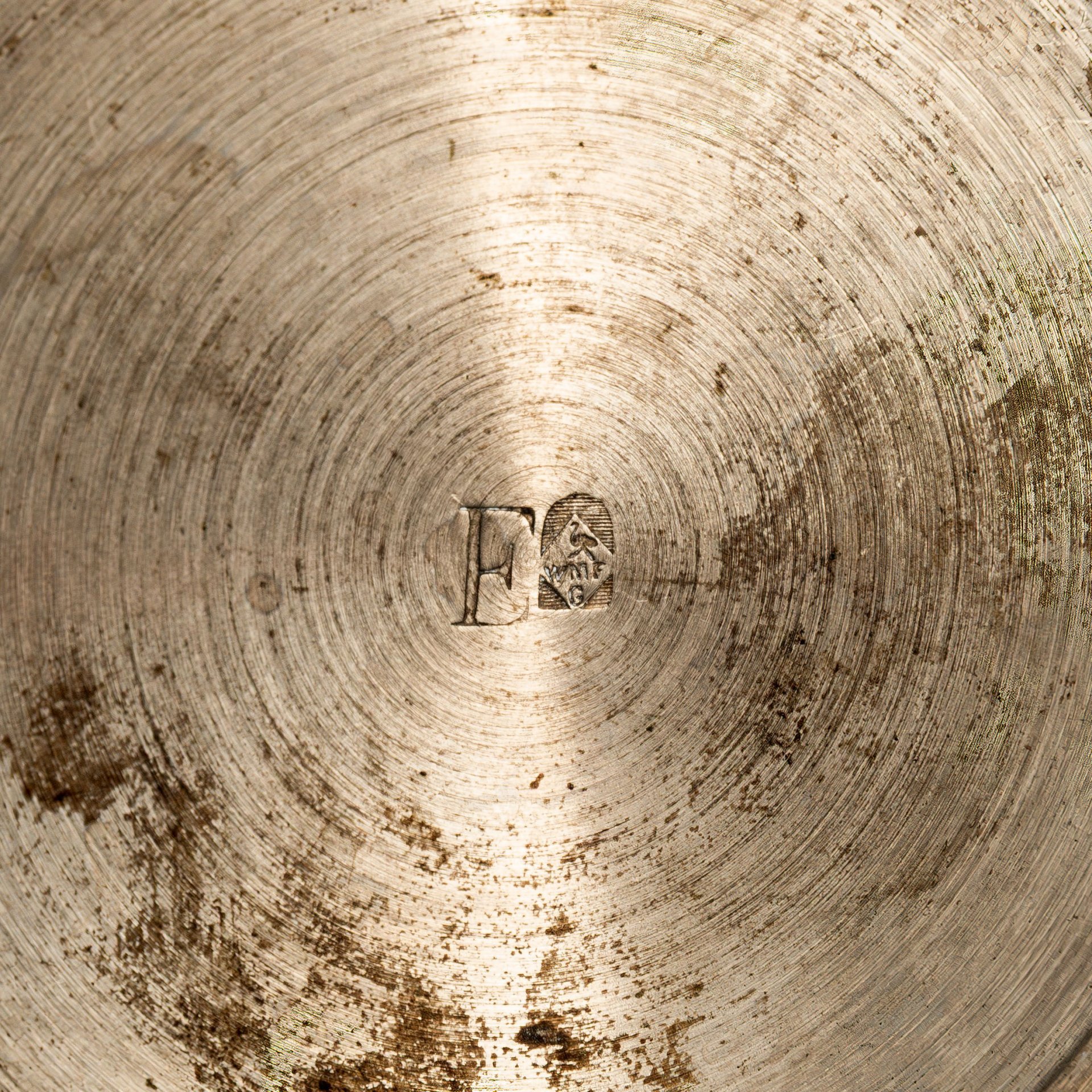 Бульотка кофейная c элементами югендстиля в декоре, металл, никелировка, Württembergische Metallwarenfabrik (WMF), Германия, 1903-1910 гг.