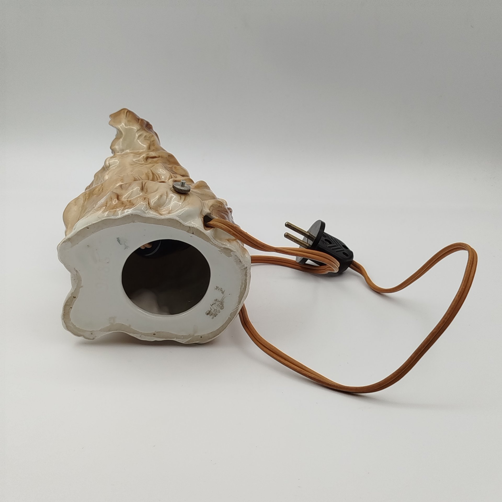 Светильник (ночник) в форме собаки, фарфор, бакелит, резина, пластмасса, Carl Scheidig, Gräfenthal, Германия, 1950-1972 гг.