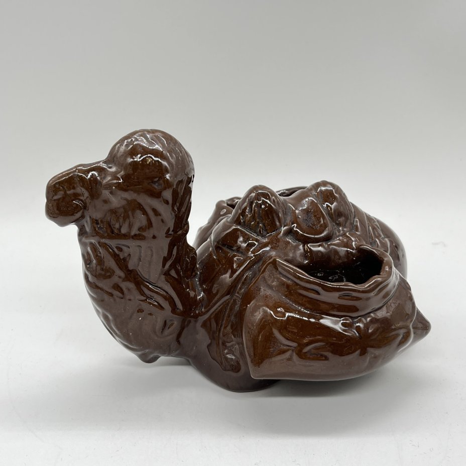 Статуэтка "Верблюд" с ёмкостями, керамика, глазурь, СССР, 1950-1970 гг.