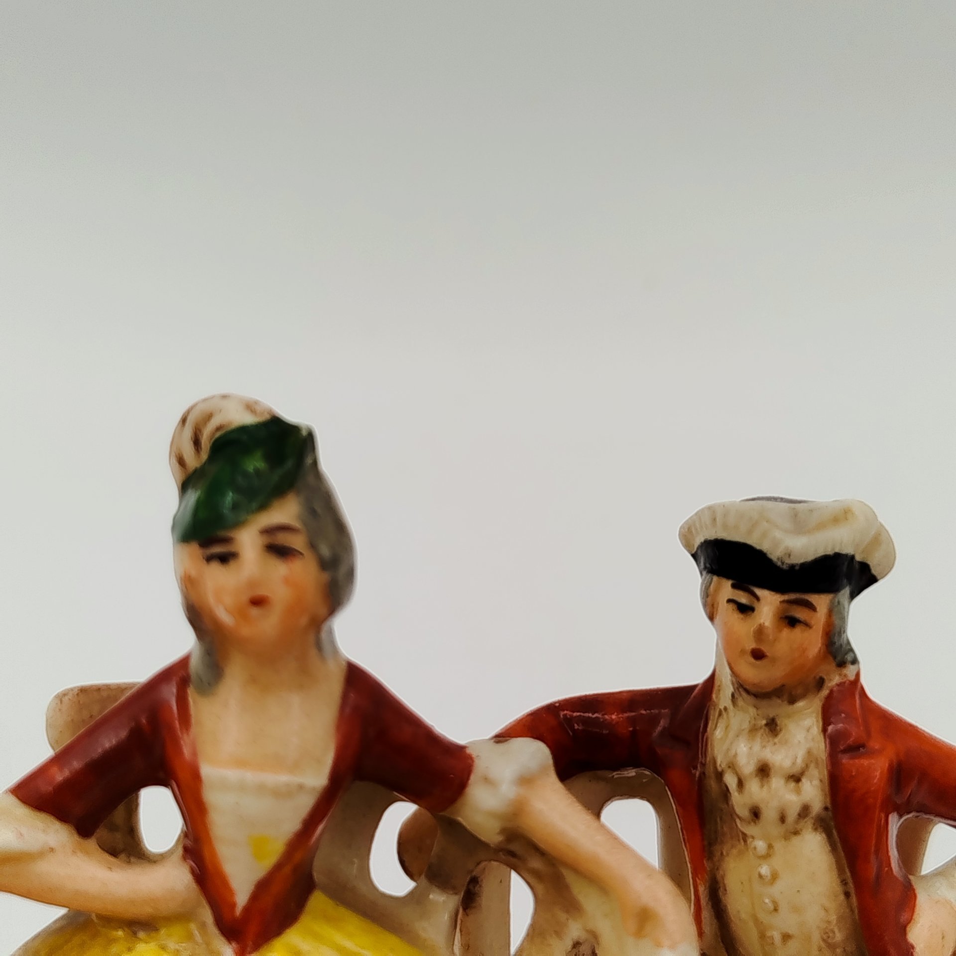 Статуэтки парные "Дама и кавалер", фаянс, роспись, Германия, 1970-1990 гг.