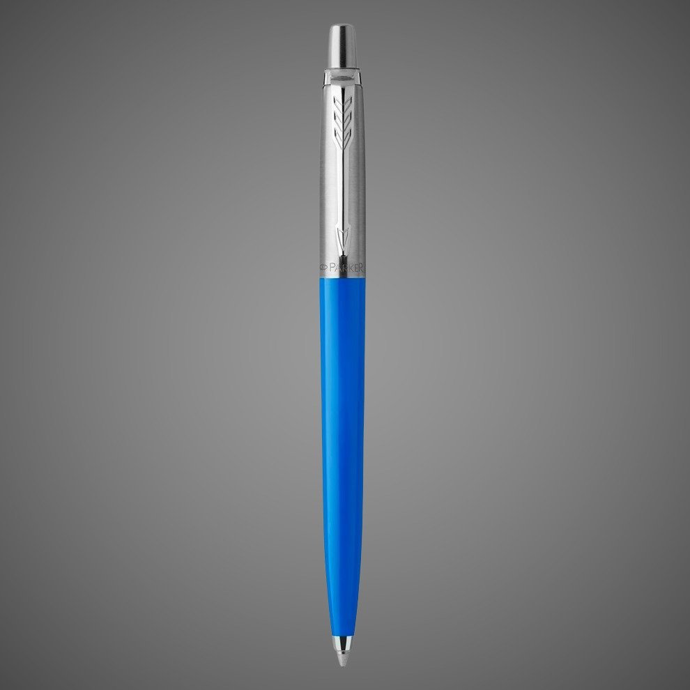 Шариковая ручка Parker Jotter ORIGINALS BLUE CT, стержень: Mblue в БЛИСТЕРЕ/ЭКО-УПАКОВКА, Металлы: нержавеющая сталь, пластик