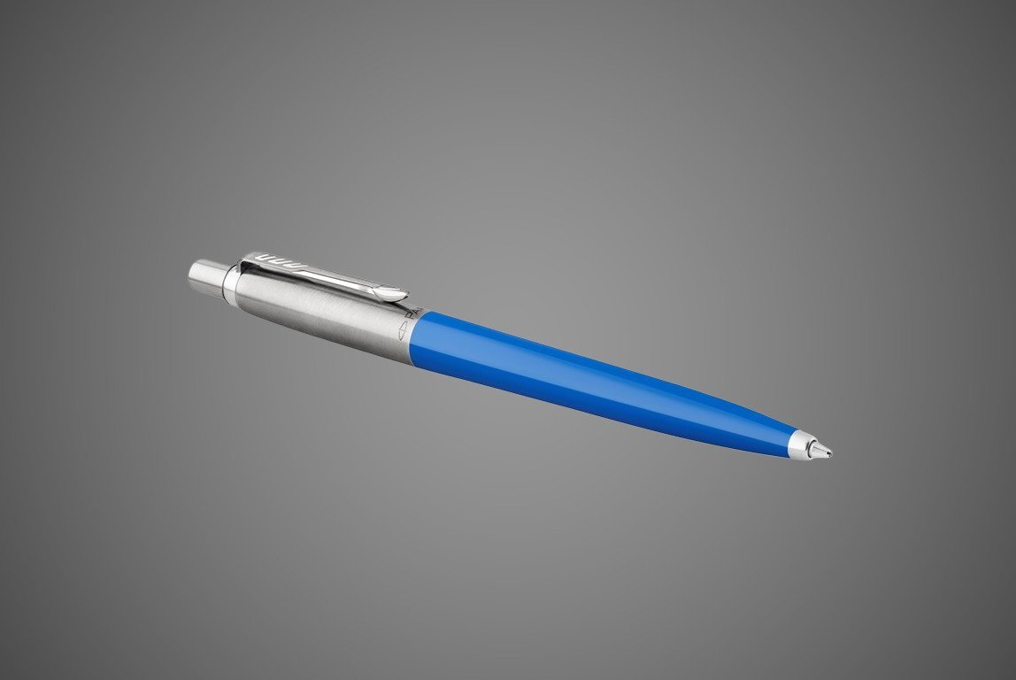 Шариковая ручка Parker Jotter ORIGINALS BLUE CT, стержень: Mblue в БЛИСТЕРЕ/ЭКО-УПАКОВКА, Металлы: нержавеющая сталь, пластик