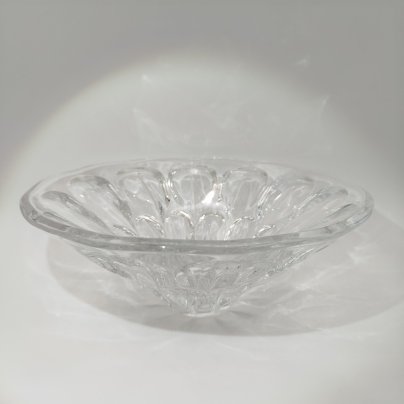 Ваза для фруктов "Глазки", автор А.П. Лаврова, хрусталь, Ленинградский завод художественного стекла (ЛЗХС), СССР, 1970-1980 гг.