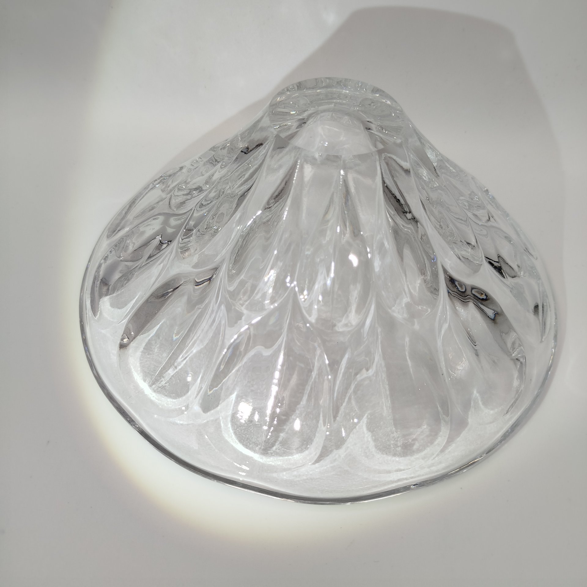 Ваза для фруктов "Глазки", автор А.П. Лаврова, хрусталь, Ленинградский завод художественного стекла (ЛЗХС), СССР, 1970-1980 гг.