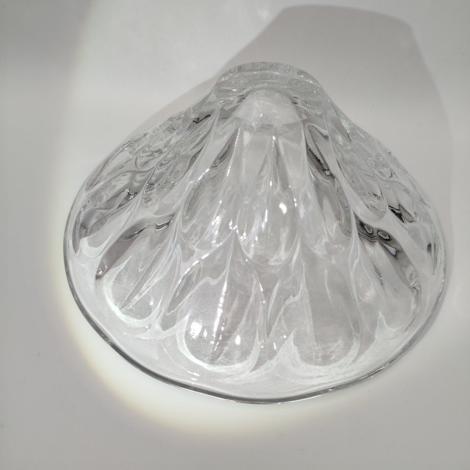 Ваза для фруктов "Глазки", автор А.П. Лаврова, хрусталь, Ленинградский завод художественного стекла (ЛЗХС), СССР, 1970-1980 гг.