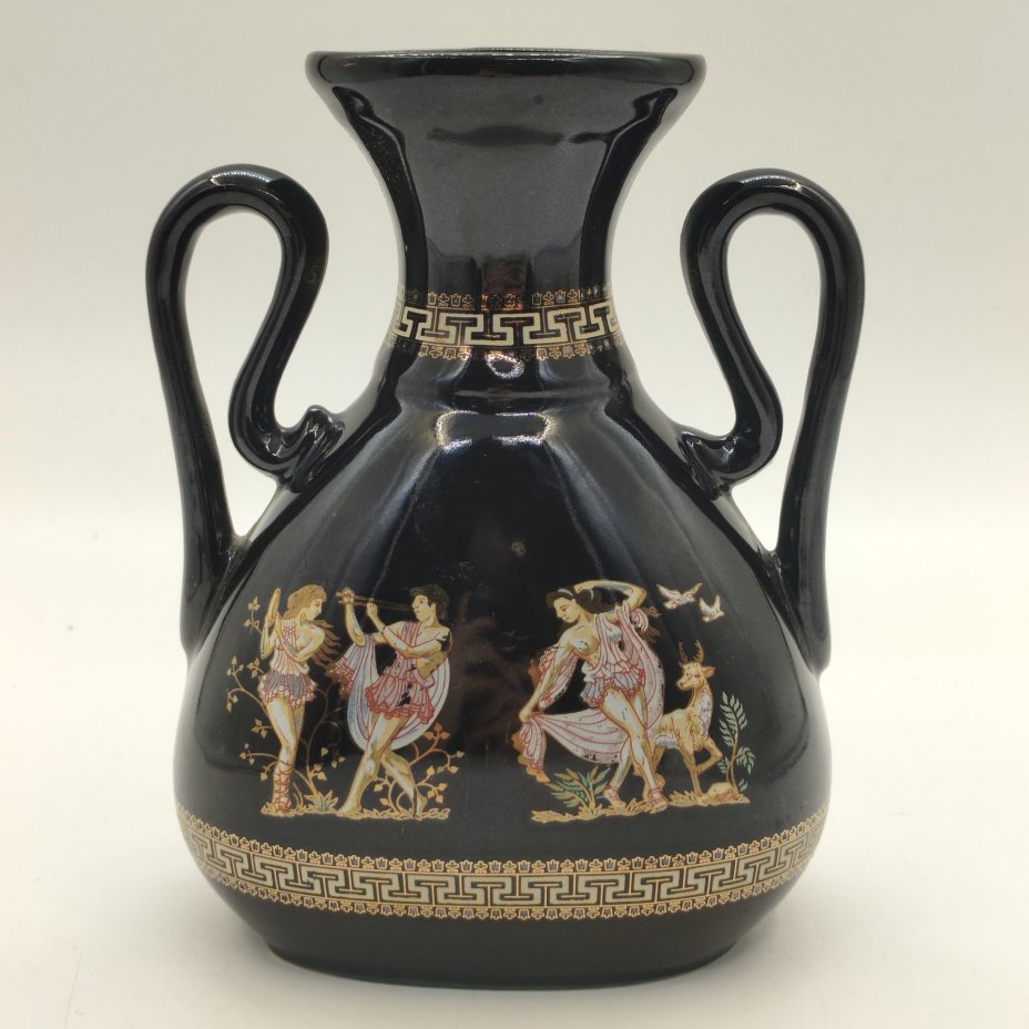 Ваза "Троя", Товарищество "Оріана", керамика, крытье, деколь, золочение, Украина, 2000-2015 гг.