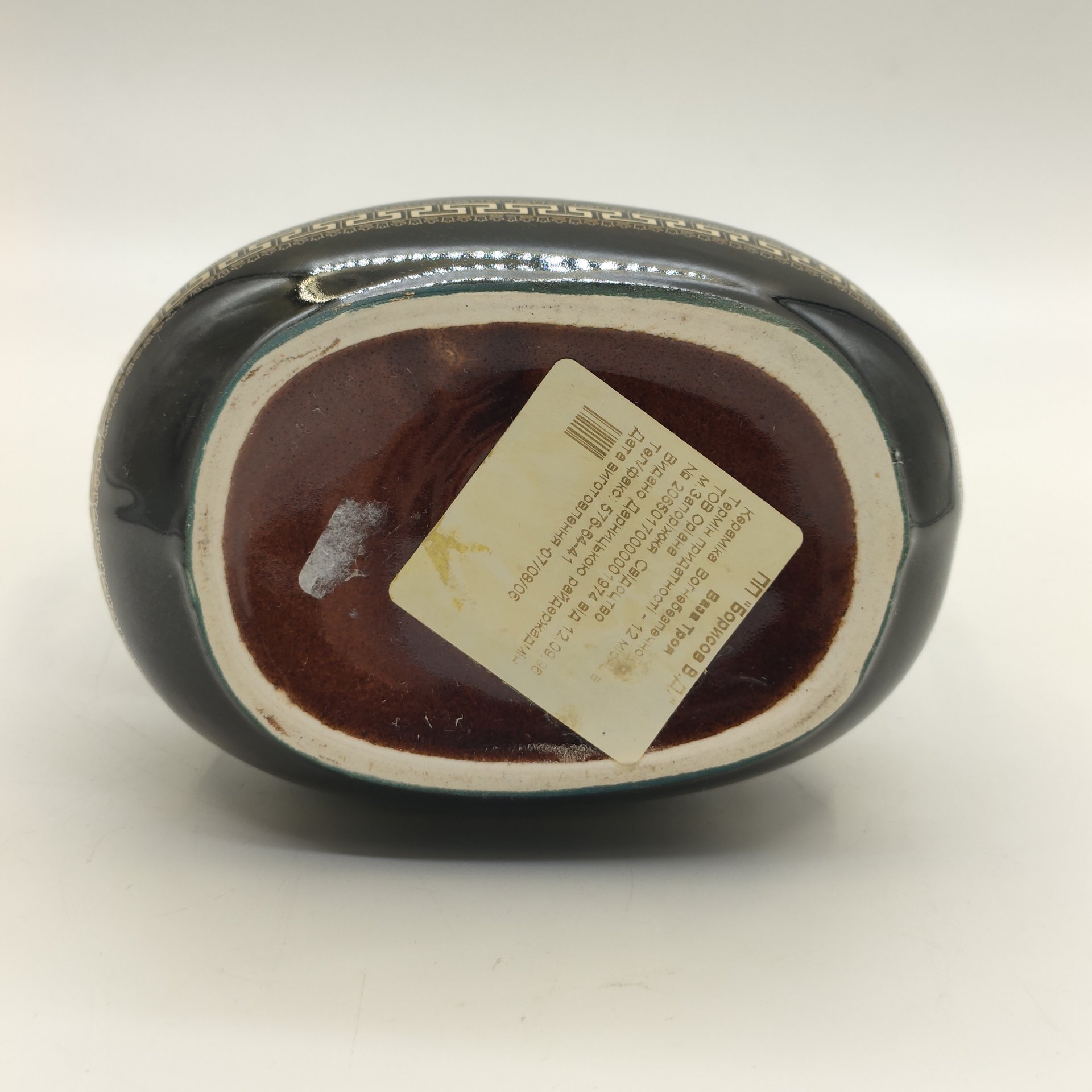 Ваза "Троя", Товарищество "Оріана", керамика, крытье, деколь, золочение, Украина, 2000-2015 гг.