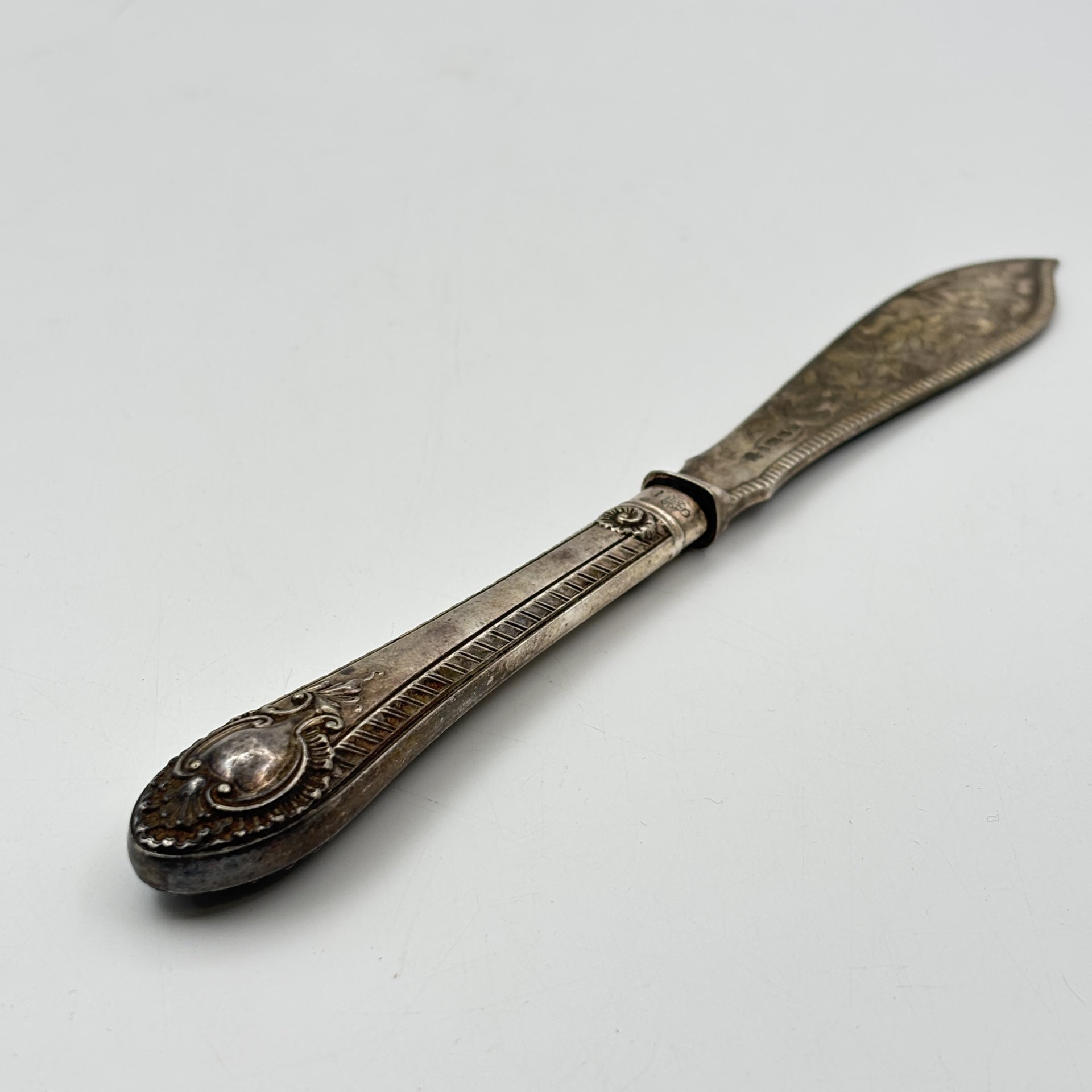 Нож, фирма "Martin Hall & Co", металл, серебрение, Великобритания, 1890-1910 гг.