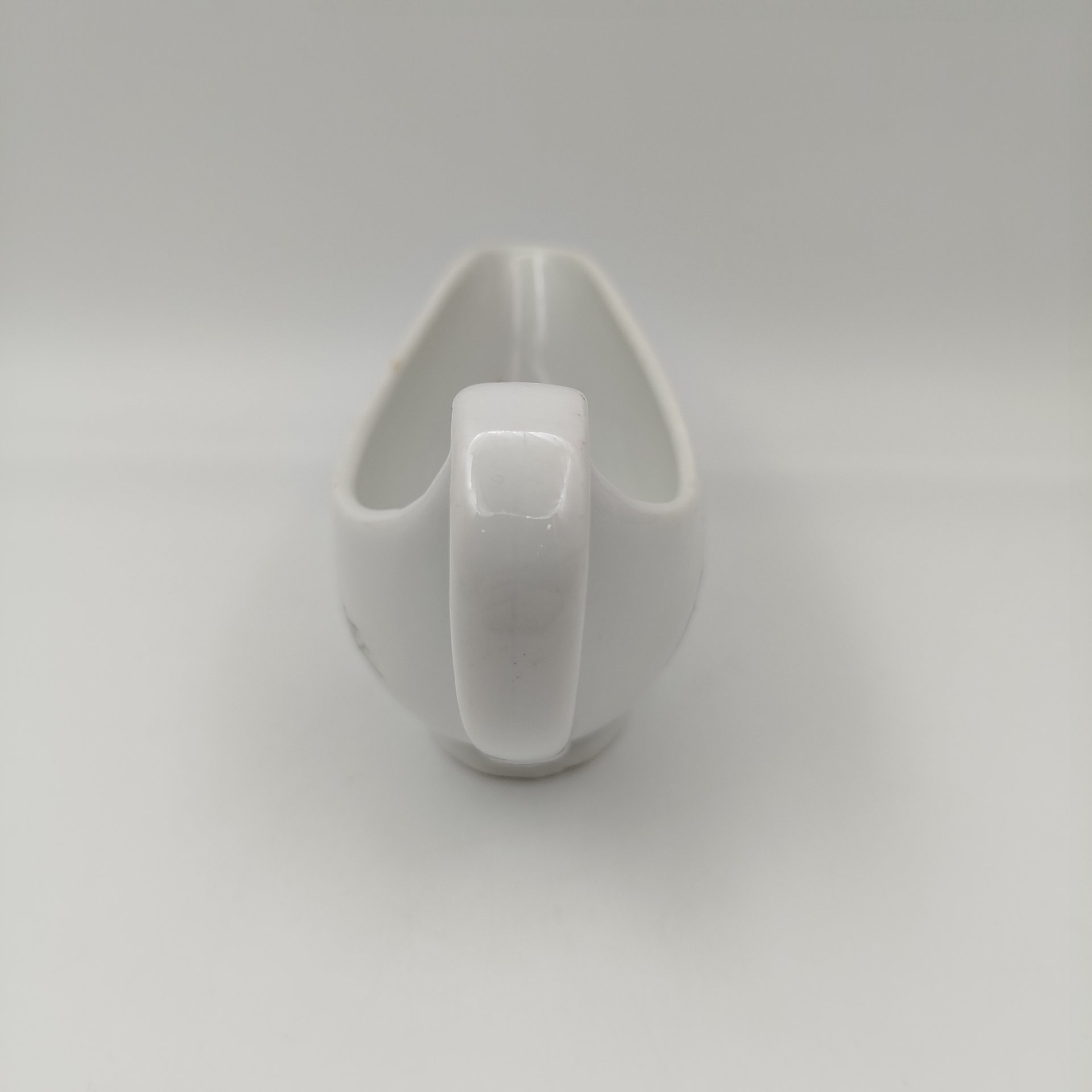 Соусник с цветочным декором, фарфор, деколь, Дулевский фарфоровый завод (Дулёво), СССР, 1926-1931 гг.