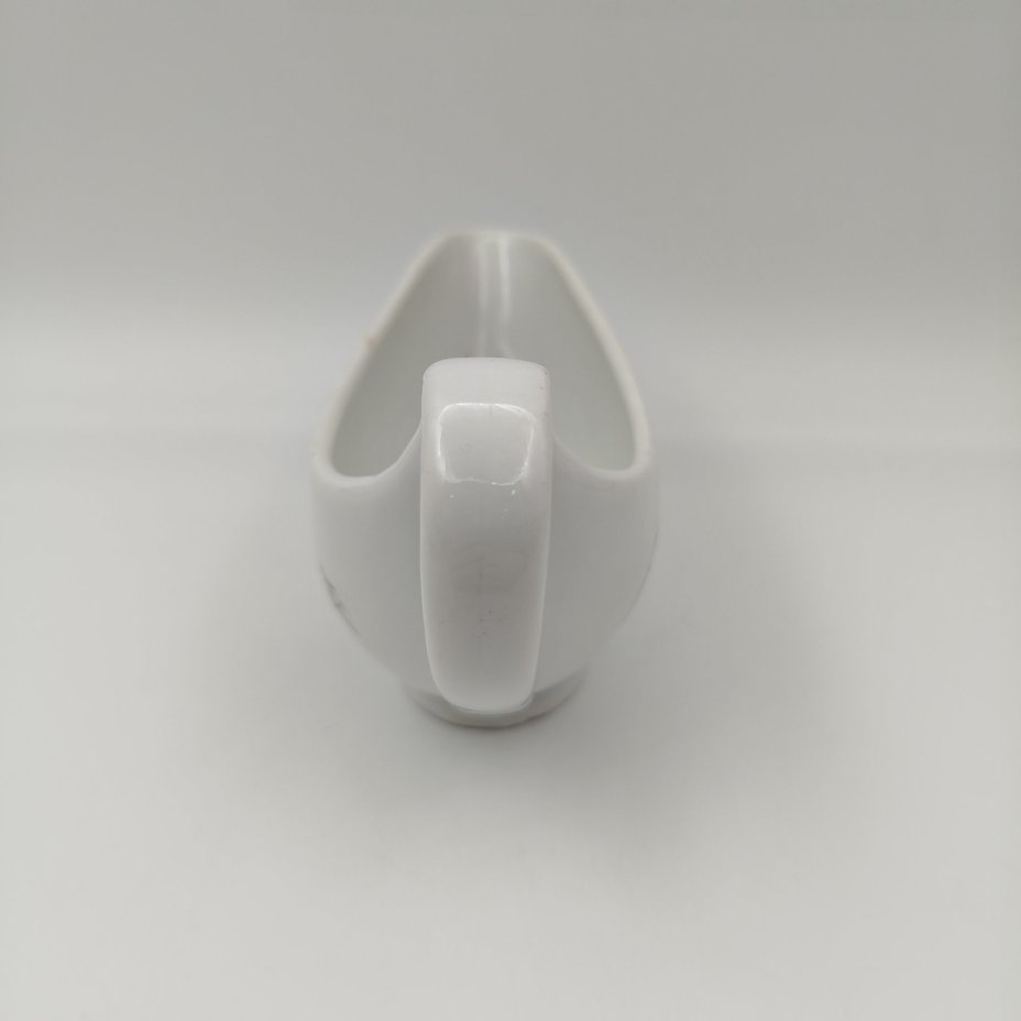 Соусник с цветочным декором, фарфор, деколь, Дулевский фарфоровый завод (Дулёво), СССР, 1926-1931 гг.