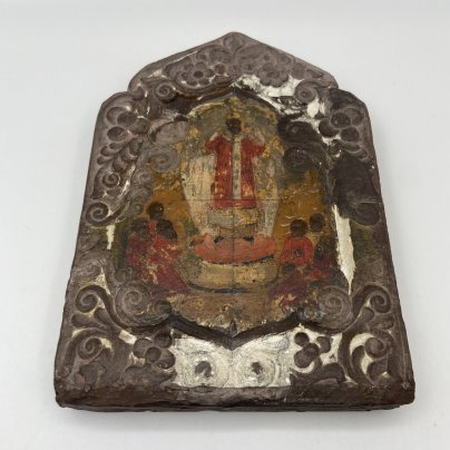 Икона "Святой Николай Чудотворец", дерево, темпера, Российская империя, 1880-1915 гг.