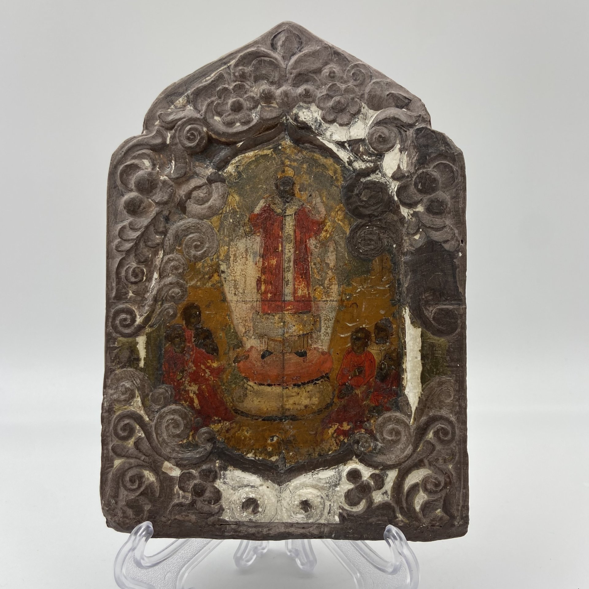 Икона "Святой Николай Чудотворец", дерево, темпера, Российская империя, 1880-1915 гг.