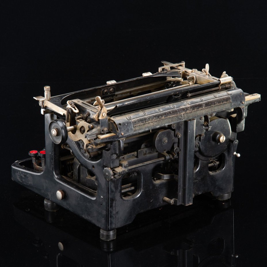 Машинка печатная "Mercedes", металл, пластик, Mercedes-Bureau-Maschinen GmbH, Германия, 1930-1950 гг.