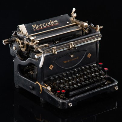 Машинка печатная "Mercedes", металл, пластик, Mercedes-Bureau-Maschinen GmbH, Германия, 1930-1950 гг., Mercedes-Bureau-Maschinen GmbH