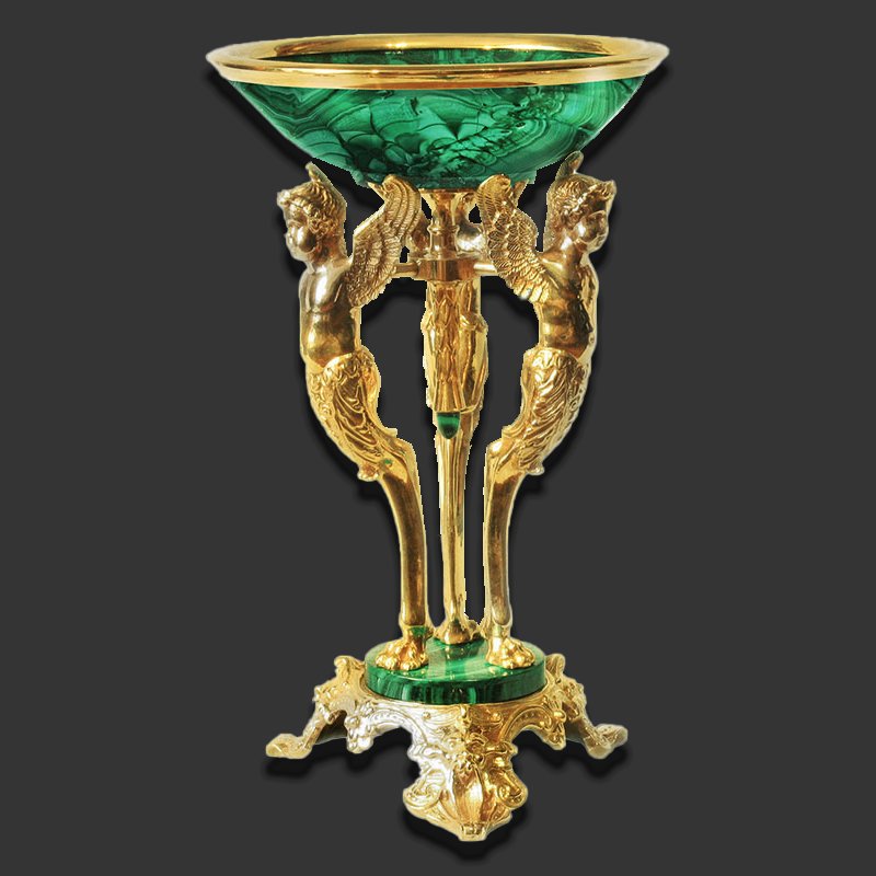 Конфетница с основнамием в виде путти