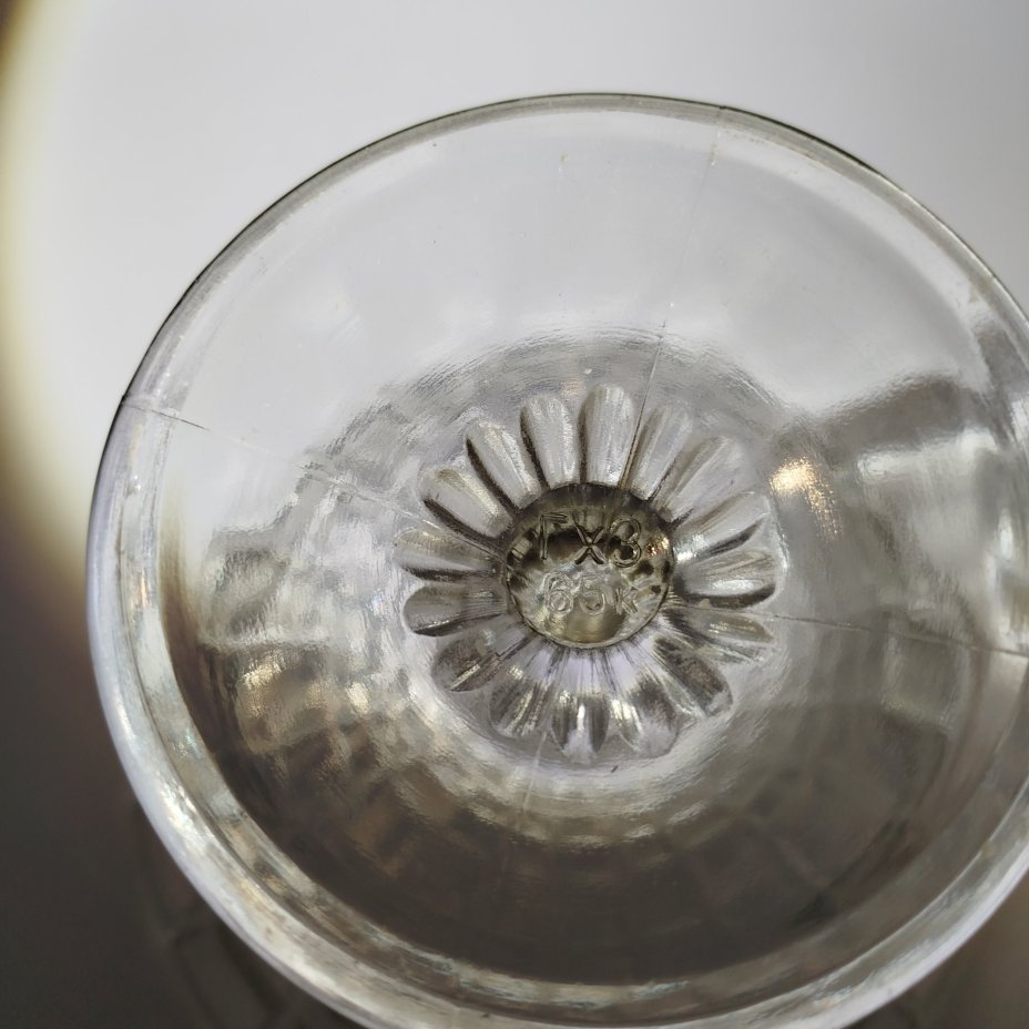 Конфетница на ножке, хрусталь, Гусевской хрустальный завод (Гусь-Хрустальный), СССР, 1960-1970 гг.