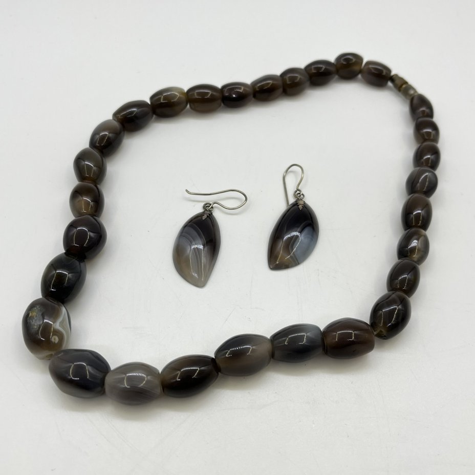 Комплект винтажных украшений (бусы и серьги), в подборе