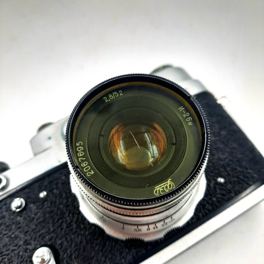 Фотоаппарат "ФЭД-3" с объективом "Индустар-26м" в оригинальном кофре, металл, стекло, пластик, кожа, Харьковский машиностроительный завод им. Дзержинского (ФЭД), СССР, 1961-1979 гг., Харьковский машиностроительный завод им. Дзержинского (ФЭД)