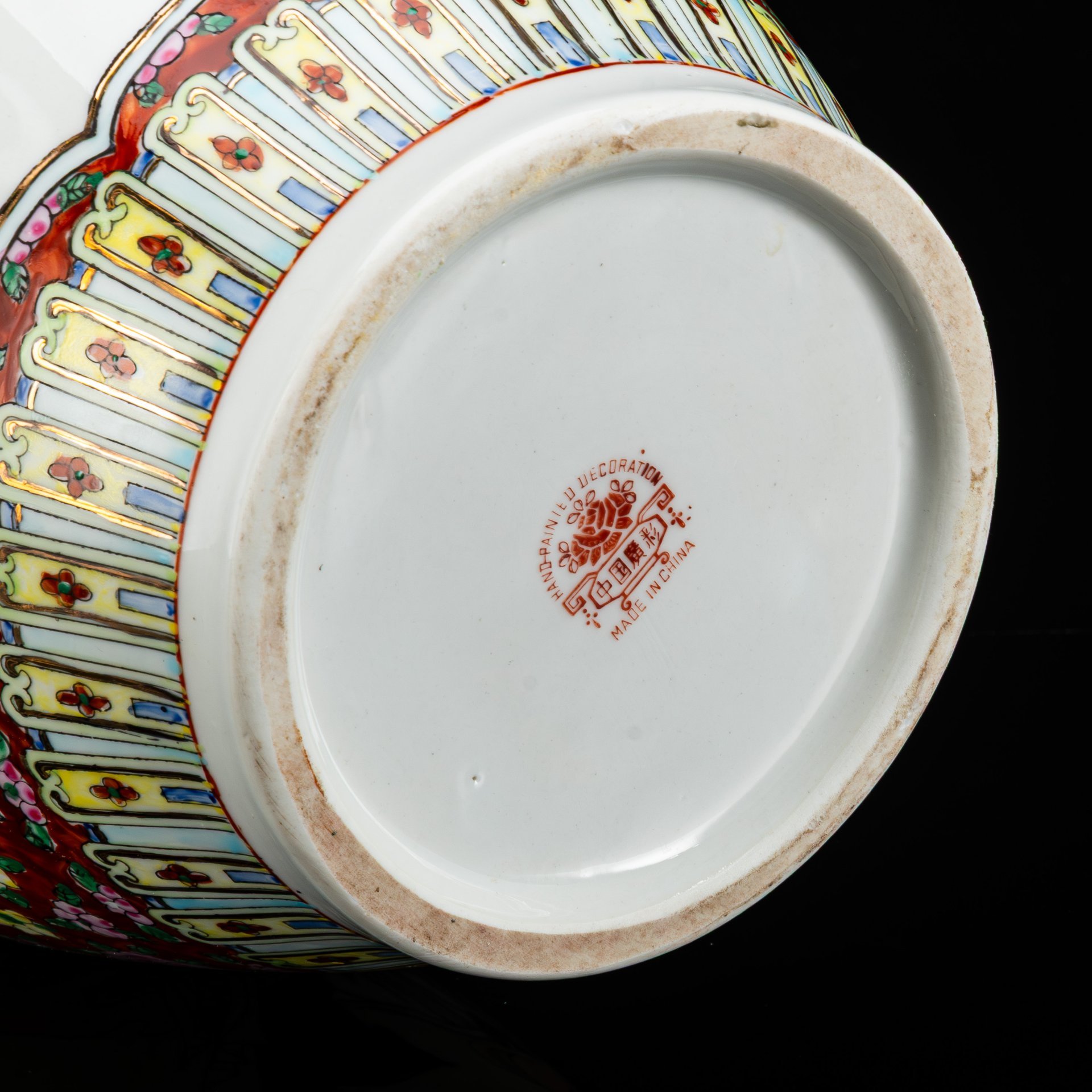 [Символы благополучия и долголетия] Ваза большая "Подношения императору"