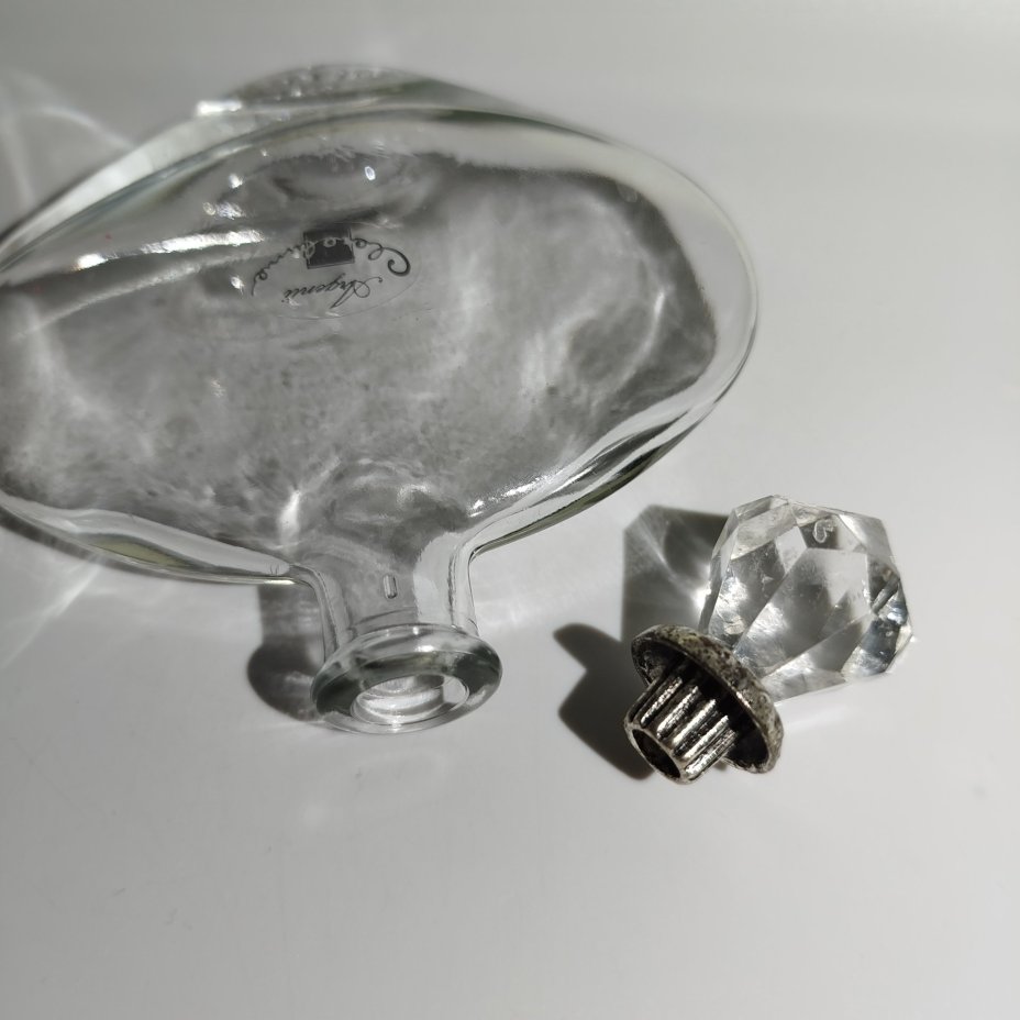 Флакон парфюмерный Argenti, стекло, металл (серебрение), Европа, 1950-1970 гг.