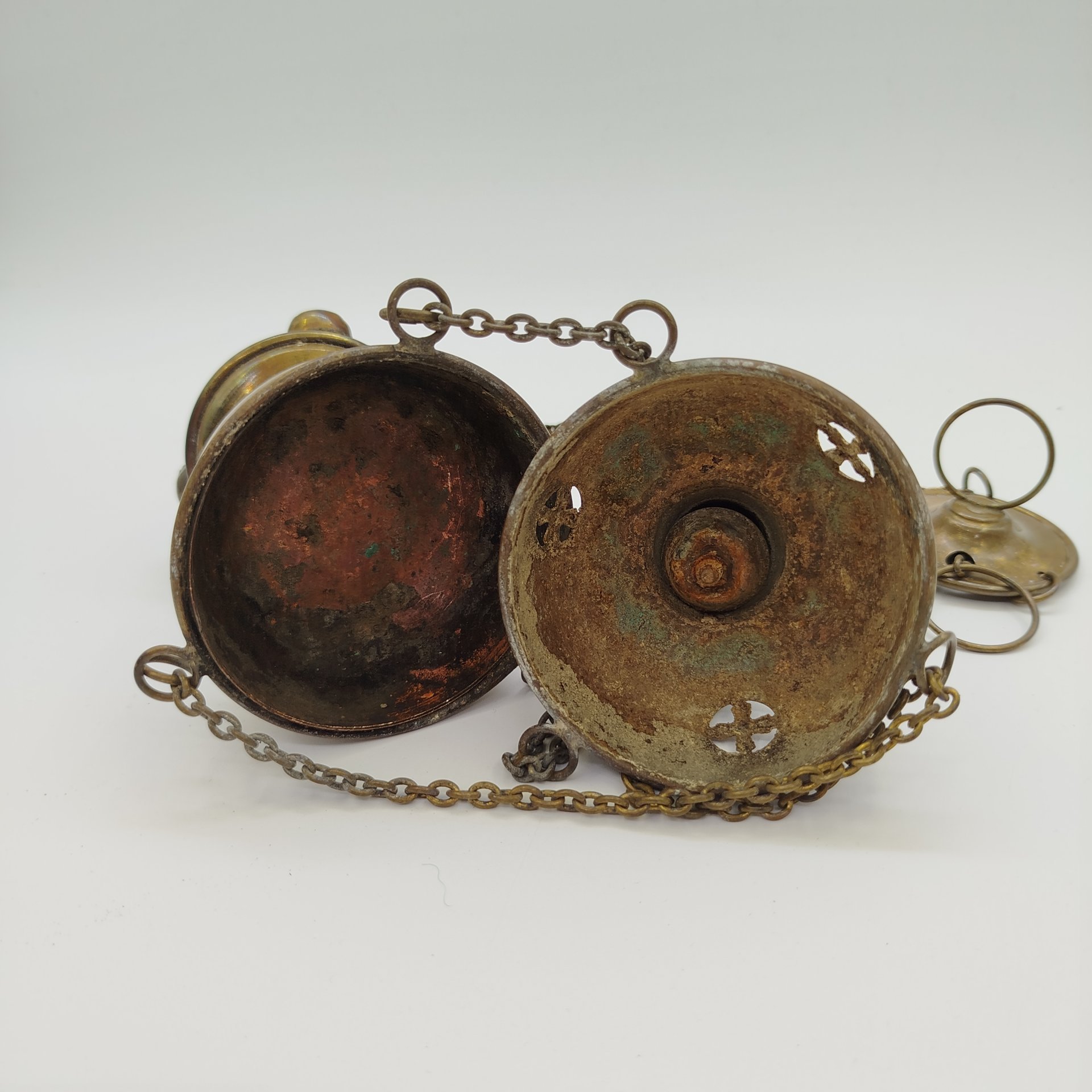 Кадило классической формы, латунь, Художественно-производственное предприятие «Софрино», Россия, 1980-2000 гг.