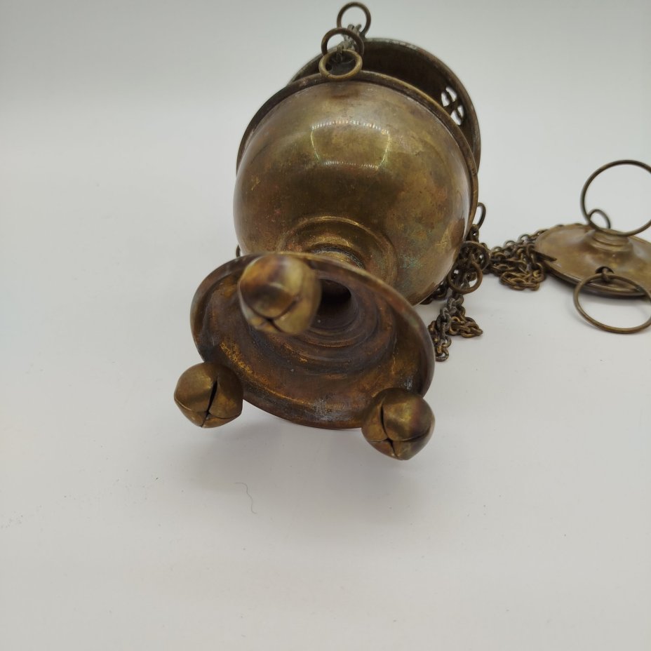 Кадило классической формы, латунь, Художественно-производственное предприятие «Софрино», Россия, 1980-2000 гг.