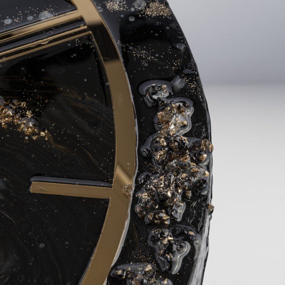 Часы настенные, авторская ручная работа в технике Resin Art