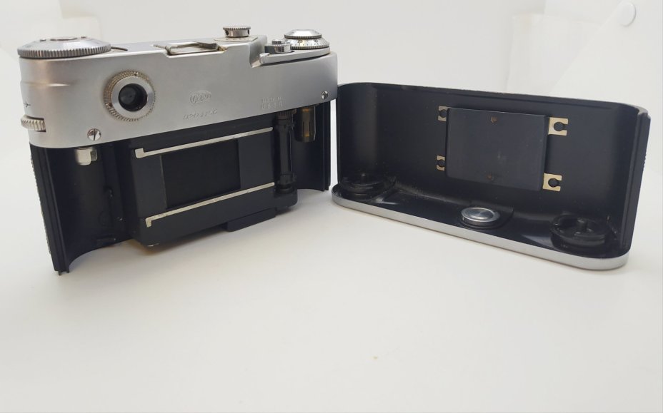 Фотоаппарат пленочный "ФЭД-4" с объективом "Индустар-50" (без кофра), металл, стекло, пластик, Харьковский машиностроительный завод им. Дзержинского (ФЭД), Харьковский машиностроительный завод им. Дзержинского (ФЭД)