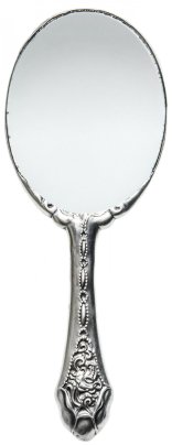 Зеркало антикварное, серебро 800 пр., фабрика "Bruckmann & Sohnе", Германия, 1915-1950 гг.