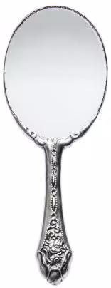 Зеркало антикварное, серебро 800 пр., фабрика "Bruckmann & Sohnе", Германия, 1915-1950 гг.