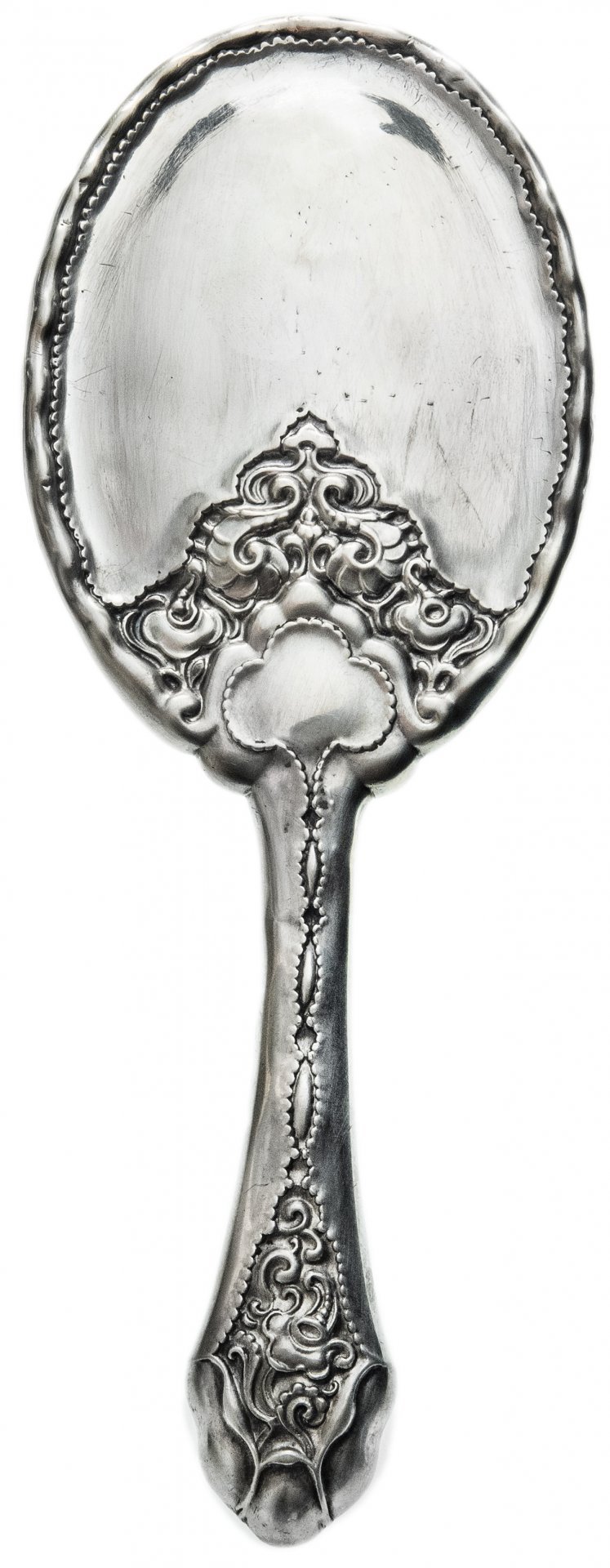 Зеркало антикварное, серебро 800 пр., фабрика "Bruckmann & Sohnе", Германия, 1915-1950 гг.