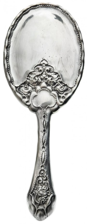 Зеркало антикварное, серебро 800 пр., фабрика "Bruckmann & Sohnе", Германия, 1915-1950 гг.