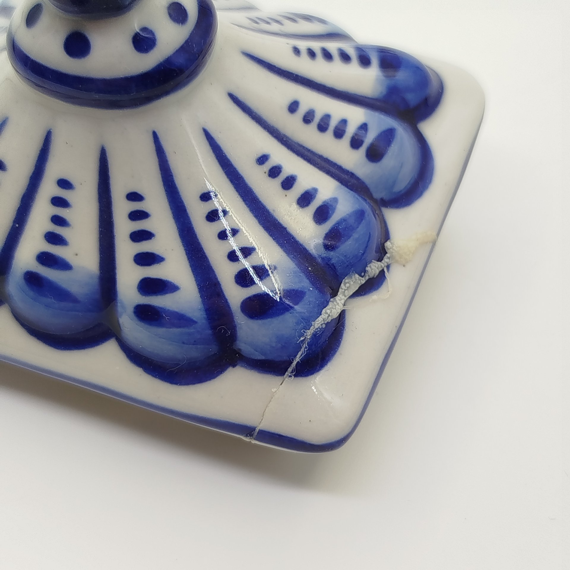 Чайница "Индийский слон", Гжель