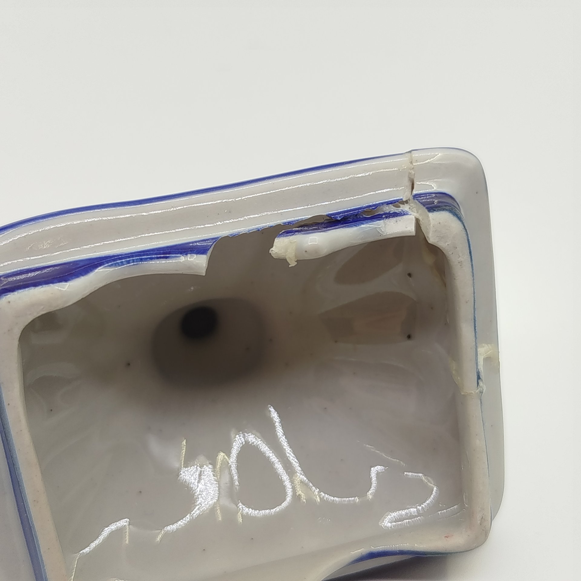 Чайница "Индийский слон", Гжель