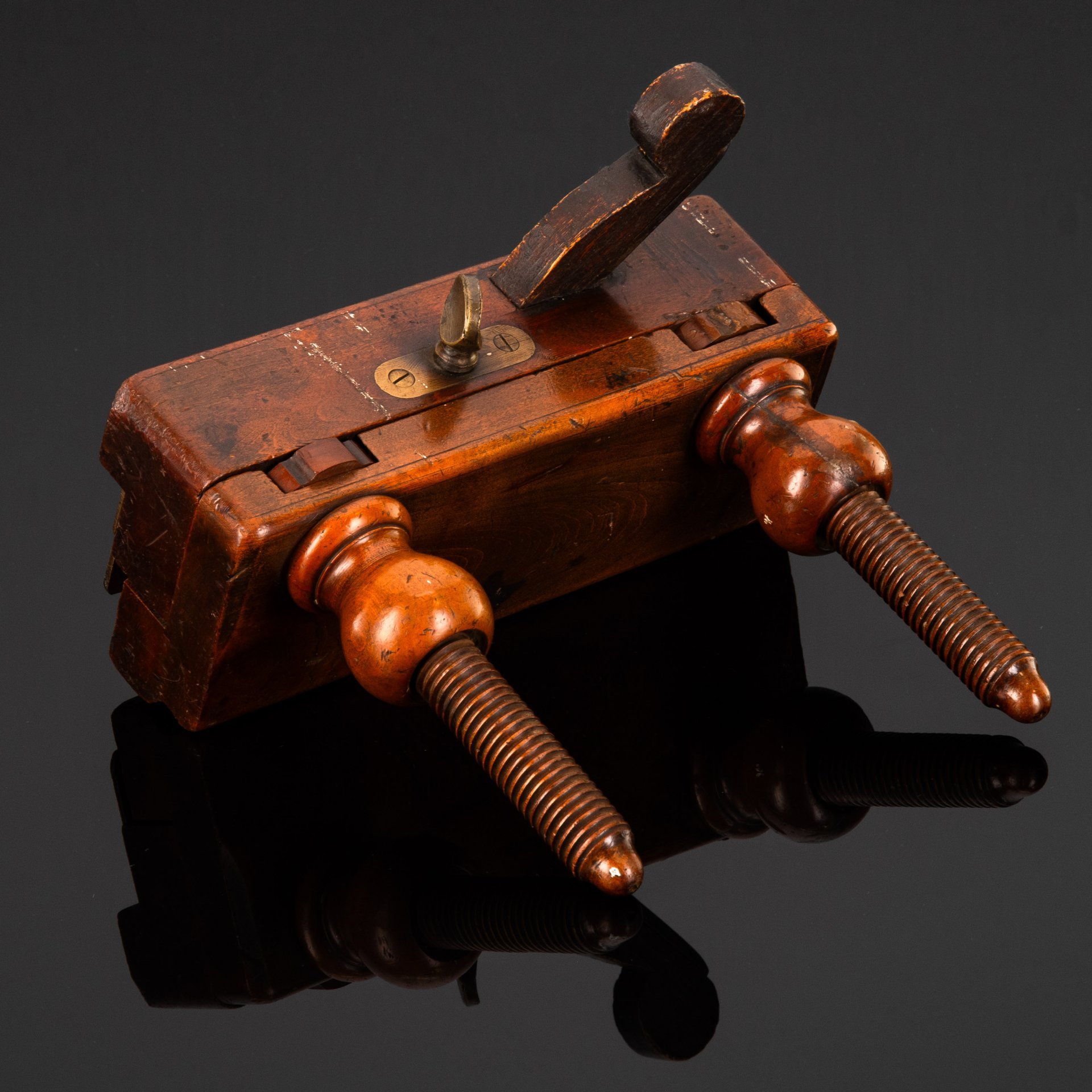 Рубанок для снятия фаски, дерево, латунь, сталь, Западная Европа, 1890-1920 гг.