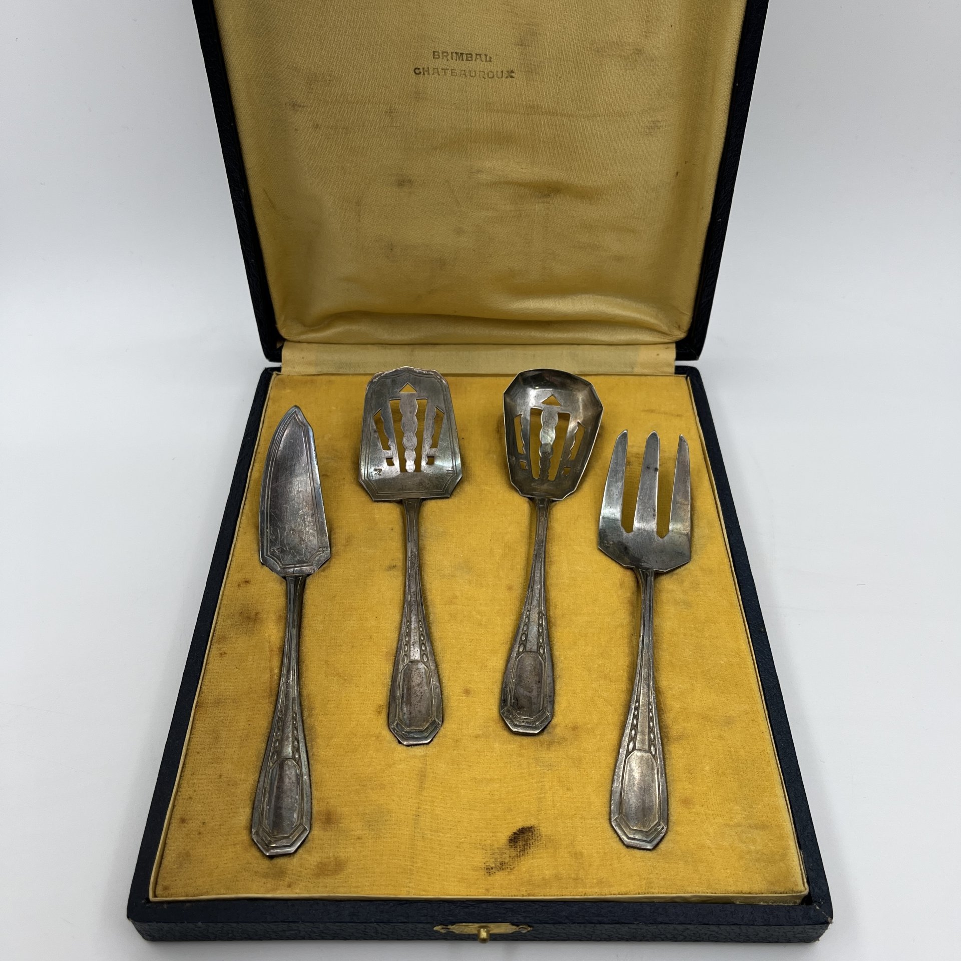 Набор сервировочный для десертов в кофре, Brimbal Châteauroux