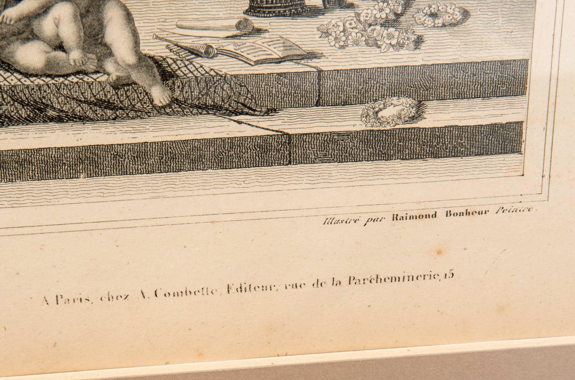 Гравюра "Карта Европы (Europe)" в раме, автор Виктор Левассер (Victor Levasseur), бумага, печать, дерево стекло, Франция, 1840-1860 гг.