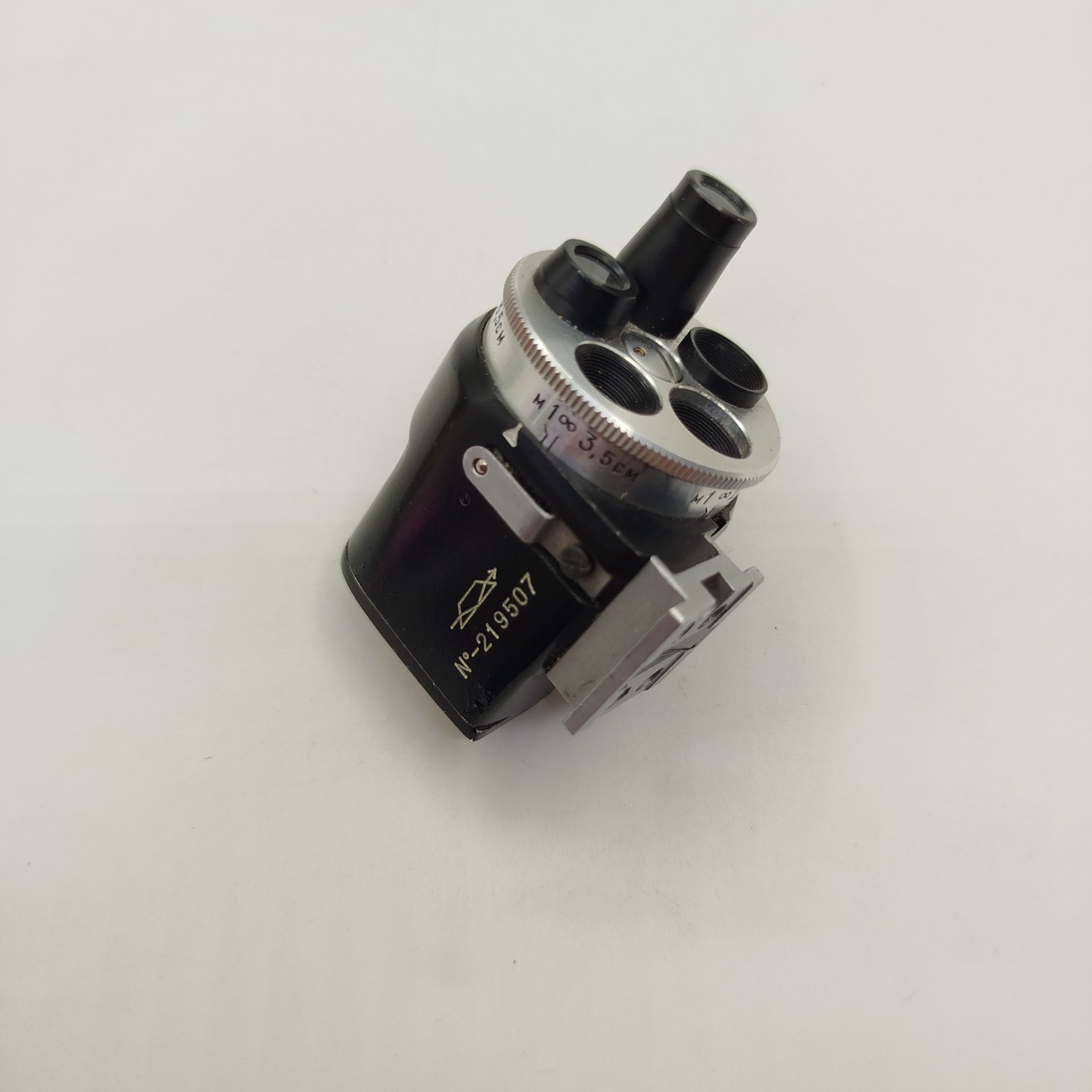 Универсальный видоискатель револьверной формы, металл, стекло, Красногорский механический завод (КМЗ), СССР, 1970-1980 гг.