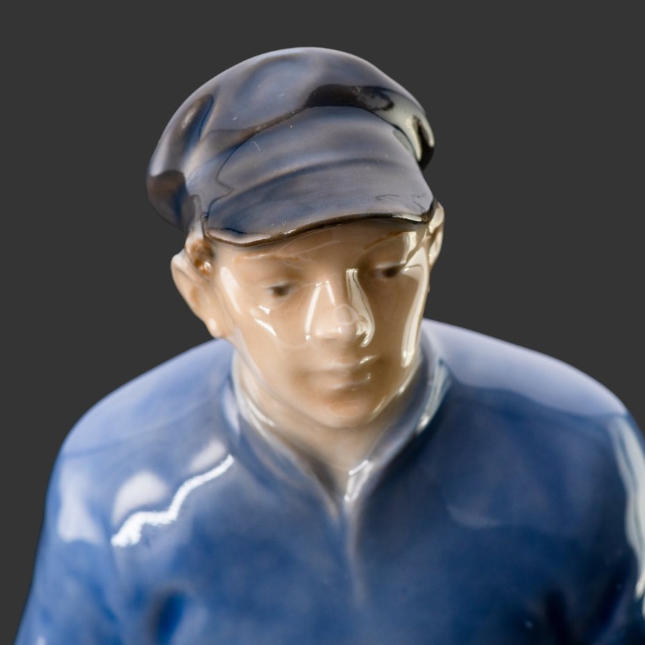 Статуэтка "Пастух с коровами", фарфор, роспись, Royal Copenhagen, Дания, 1959 г.