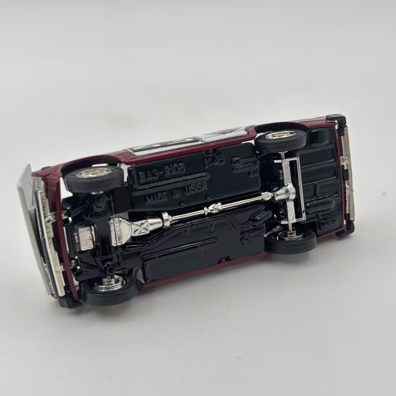 Модель автомобиля "ВАЗ-2105" (Ралли), металл, пластик,  печать, СССР, 1980-1990 гг.