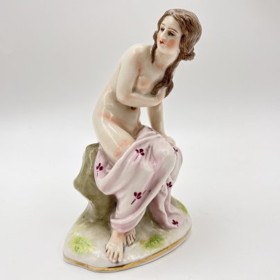 Статуэтка "Обнаженная", фарфор, роспись, Западная Европа, 1950-1970 гг.