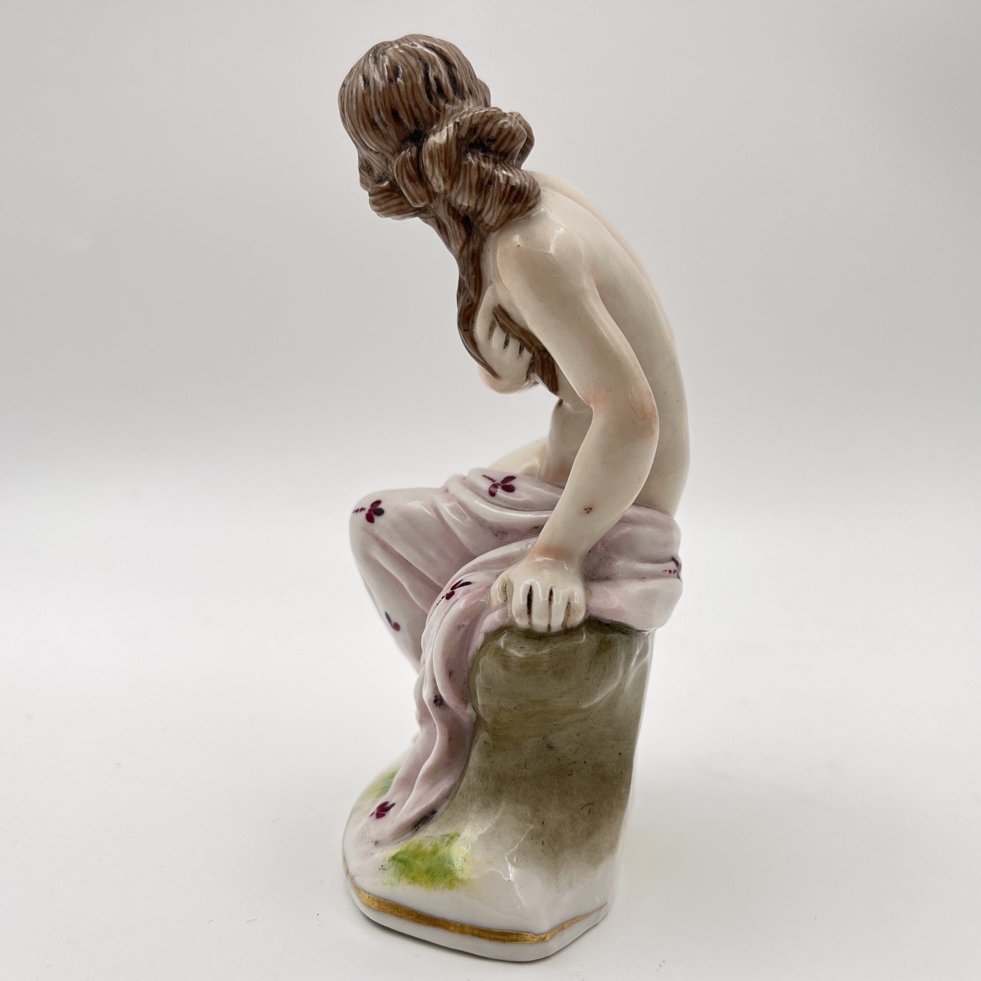 Статуэтка "Обнаженная", фарфор, роспись, Западная Европа, 1950-1970 гг.
